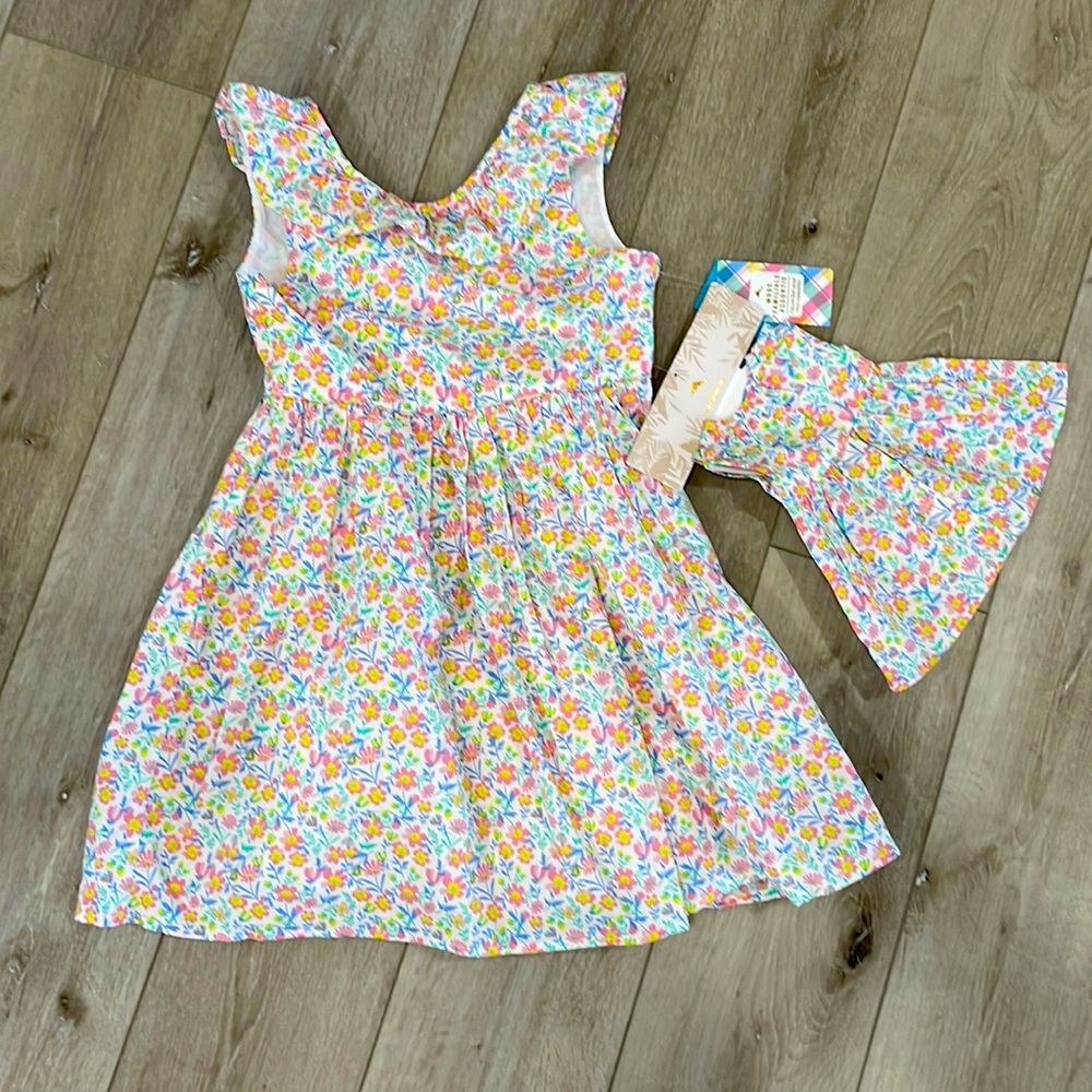 Adorable NEW Tommy Bahama Girls dress with matching doll dress!!
